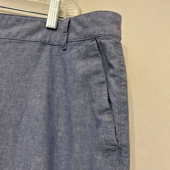 Talbots chambray weekend chinos Size 14P EUC - Picture 3 of 8